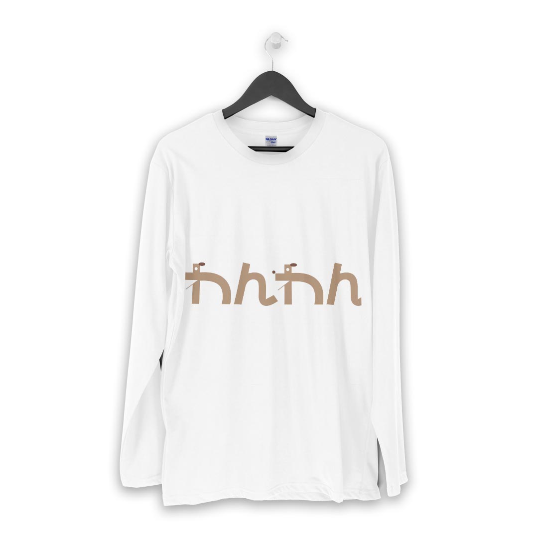 ロング tシャツ メンズ 長袖 ホワイト グレー デザイン XS S M L XL 2XL Tシャツ ティーシャツ T shirt long sleeve 007737 文字　日本語　犬