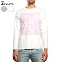 ロング tシャツ メンズ 長袖 ホワイト グレー デザイン XS S M L XL 2XL Tシャツ ティーシャツ T shirt long sleeve 002051 シンプル　ピンク