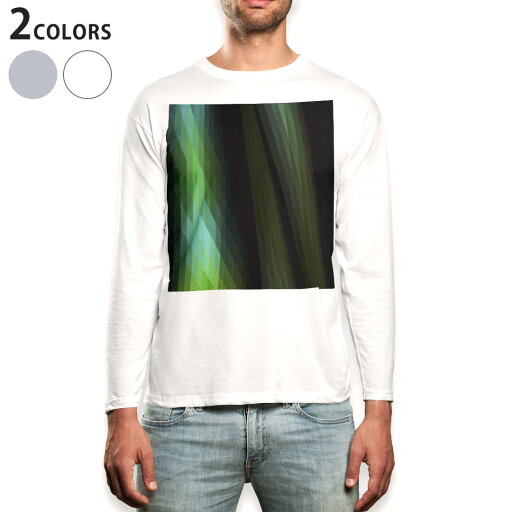 ロング tシャツ メンズ 長袖 ホワイト グレー デザイン XS S M L XL 2XL Tシャツ ティーシャツ T shirt long sleeve 002239 模様 緑 ロング tシャツ メンズ 長袖 ホワイト グレー デザイン XS S M L XL 2XL Tシャツ ティーシャツ T shirt long sleeve 002239 模様 緑