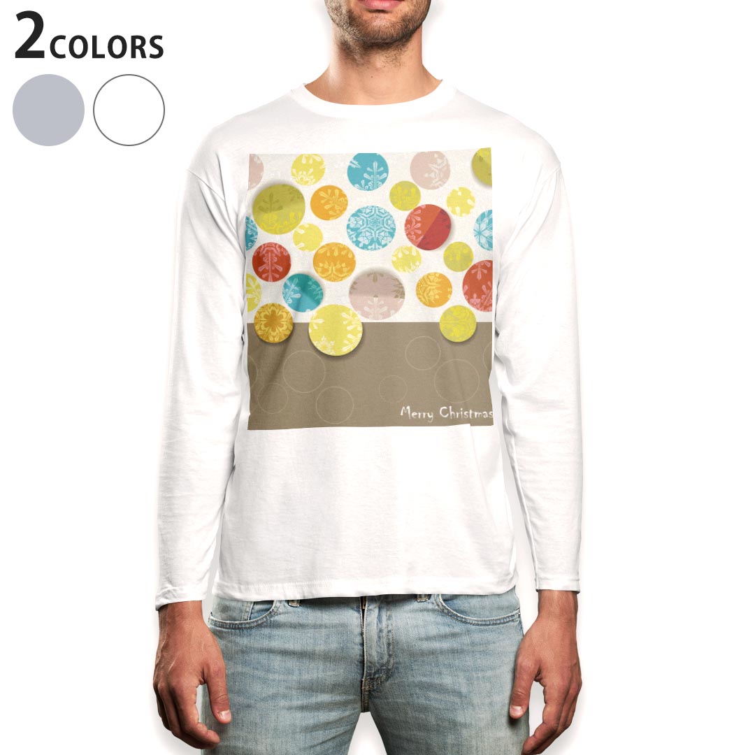 ロング tシャツ メンズ 長袖 ホワイト グレー デザイン XS S M L XL 2XL Tシャツ ティーシャツ T shirt long sleeve上記で使用したデザインTシャツはこちら▼男性用ロングTシャツ全デザインはこちらから▼商...
