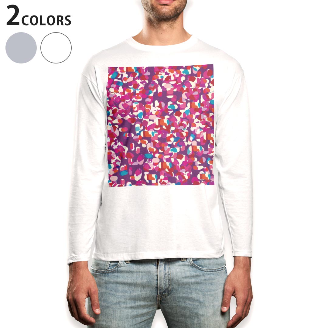 ロング tシャツ メンズ 長袖 ホワイト グレー デザイン XS S M L XL 2XL Tシャツ ティーシャツ T shirt long sleeve上記で使用したデザインTシャツはこちら▼男性用ロングTシャツ全デザインはこちらから▼商品特徴・16000デザインから選べる！デザインTシャツ！ ・洗濯も赤ちゃんにも安心なウェアプリント 　UltraChrome DGインクは洗濯に対しても色落ちが少なく、高い堅牢度が実証されています。 ・伸縮性に優れた素材、品質とタフネス性に優れたTシャツ。 素材 素材構成：綿　100％ メイン素材：コットン　クルーネックタイプ 注意事項画像はサンプルですので、Tシャツの大きさが若干異なる場合があります。ご覧の環境によっては多少色味に違いを感じる場合がございます。 イメージと違った、モニターと色味が異なるという理由での交換や返金はご対応出来かねます。 写真のカラーは可能な限り実際の商品に色味を近づけていますが、WEBの性質上ご使用のパソコンの設定や環境でカラーが若干異なります。 ご注文後に1点1点制作する受注生産品のため、不良品以外のご返品や交換は固くお断り致します。 選択間違いも保証対象外となりますため、ご注文の際は必ずサイズやカラーをご確認下さい。洗濯の際は、商品の色あせを避けるため手洗いをおすすめします。 つけ置き洗いは避けてください。 タンブラー乾燥はお控えください。発送について完全受注生産のハンドメイド商品となりますので、既製品と比べて発送までお時間を頂いています。 基本的に決済確認後、最大で10営業日での発送となります。繁忙期や休業日明けの場合はさらに時間がかかる場合があります。 その際には別途メールにてご連絡致します。メール便の場合、発送日から到着までに2〜4日ほどかかる場合が多く、紛失などの保障もご対応できかねます。あらかじめご了承下さい。