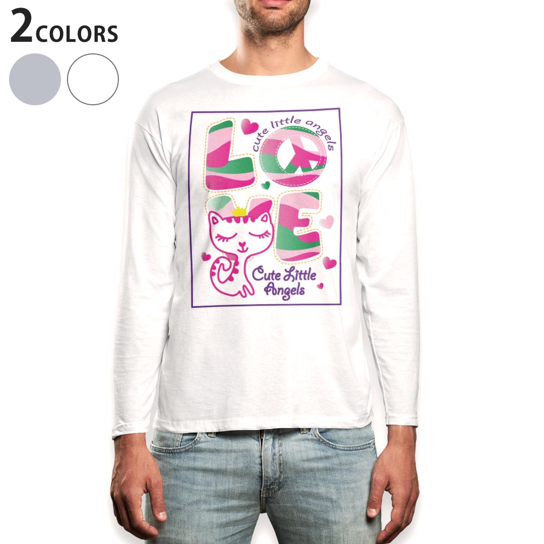 ロング tシャツ メンズ 長袖 ホワイト グレー デザイン XS S M L XL 2XL Tシャツ ティーシャツ T shirt long sleeve上記で使用したデザインTシャツはこちら▼男性用ロングTシャツ全デザインはこちらから▼商品特徴・16000デザインから選べる！デザインTシャツ！ ・洗濯も赤ちゃんにも安心なウェアプリント 　UltraChrome DGインクは洗濯に対しても色落ちが少なく、高い堅牢度が実証されています。 ・伸縮性に優れた素材、品質とタフネス性に優れたTシャツ。 素材 素材構成：綿　100％ メイン素材：コットン　クルーネックタイプ 注意事項画像はサンプルですので、Tシャツの大きさが若干異なる場合があります。ご覧の環境によっては多少色味に違いを感じる場合がございます。 イメージと違った、モニターと色味が異なるという理由での交換や返金はご対応出来かねます。 写真のカラーは可能な限り実際の商品に色味を近づけていますが、WEBの性質上ご使用のパソコンの設定や環境でカラーが若干異なります。 ご注文後に1点1点制作する受注生産品のため、不良品以外のご返品や交換は固くお断り致します。 選択間違いも保証対象外となりますため、ご注文の際は必ずサイズやカラーをご確認下さい。洗濯の際は、商品の色あせを避けるため手洗いをおすすめします。 つけ置き洗いは避けてください。 タンブラー乾燥はお控えください。発送について完全受注生産のハンドメイド商品となりますので、既製品と比べて発送までお時間を頂いています。 基本的に決済確認後、最大で10営業日での発送となります。繁忙期や休業日明けの場合はさらに時間がかかる場合があります。 その際には別途メールにてご連絡致します。メール便の場合、発送日から到着までに2〜4日ほどかかる場合が多く、紛失などの保障もご対応できかねます。あらかじめご了承下さい。