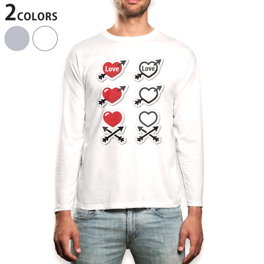 ロング tシャツ メンズ 長袖 ホワイト グレー デザイン XS S M L XL 2XL Tシャツ ティーシャツ T shirt long sleeve上記で使用したデザインTシャツはこちら▼男性用ロングTシャツ全デザインはこちらから▼商...