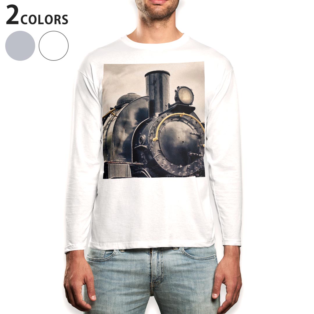 ロング tシャツ メンズ 長袖 ホワイト グレー デザイン XS S M L XL 2XL Tシャツ ティーシャツ T shirt long sleeve上記で使用したデザインTシャツはこちら▼男性用ロングTシャツ全デザインはこちらから▼