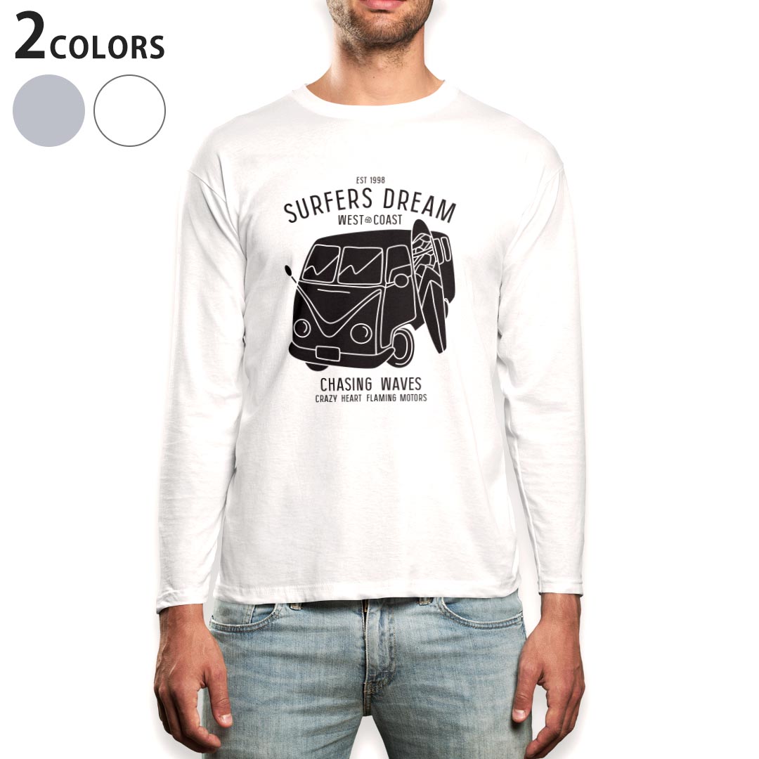 ロング tシャツ メンズ 長袖 ホワイト グレー デザイン XS S M L XL 2XL Tシャツ ティーシャツ T shirt long sleeve上記で使用したデザインTシャツはこちら▼男性用ロングTシャツ全デザインはこちらから▼商品特徴・16000デザインから選べる！デザインTシャツ！ ・洗濯も赤ちゃんにも安心なウェアプリント 　UltraChrome DGインクは洗濯に対しても色落ちが少なく、高い堅牢度が実証されています。 ・伸縮性に優れた素材、品質とタフネス性に優れたTシャツ。 素材 素材構成：綿　100％ メイン素材：コットン　クルーネックタイプ 注意事項画像はサンプルですので、Tシャツの大きさが若干異なる場合があります。ご覧の環境によっては多少色味に違いを感じる場合がございます。 イメージと違った、モニターと色味が異なるという理由での交換や返金はご対応出来かねます。 写真のカラーは可能な限り実際の商品に色味を近づけていますが、WEBの性質上ご使用のパソコンの設定や環境でカラーが若干異なります。 ご注文後に1点1点制作する受注生産品のため、不良品以外のご返品や交換は固くお断り致します。 選択間違いも保証対象外となりますため、ご注文の際は必ずサイズやカラーをご確認下さい。洗濯の際は、商品の色あせを避けるため手洗いをおすすめします。 つけ置き洗いは避けてください。 タンブラー乾燥はお控えください。発送について完全受注生産のハンドメイド商品となりますので、既製品と比べて発送までお時間を頂いています。 基本的に決済確認後、最大で10営業日での発送となります。繁忙期や休業日明けの場合はさらに時間がかかる場合があります。 その際には別途メールにてご連絡致します。メール便の場合、発送日から到着までに2〜4日ほどかかる場合が多く、紛失などの保障もご対応できかねます。あらかじめご了承下さい。