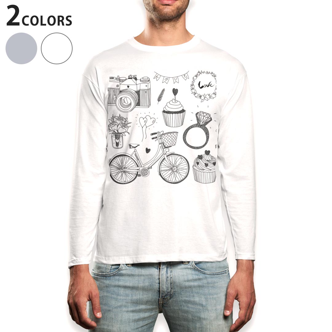 ロング tシャツ メンズ 長袖 ホワイト グレー デザイン XS S M L XL 2XL Tシャツ ティーシャツ T shirt long sleeve上記で使用したデザインTシャツはこちら▼男性用ロングTシャツ全デザインはこちらから▼商品特徴・16000デザインから選べる！デザインTシャツ！ ・洗濯も赤ちゃんにも安心なウェアプリント 　UltraChrome DGインクは洗濯に対しても色落ちが少なく、高い堅牢度が実証されています。 ・伸縮性に優れた素材、品質とタフネス性に優れたTシャツ。 素材 素材構成：綿　100％ メイン素材：コットン　クルーネックタイプ 注意事項画像はサンプルですので、Tシャツの大きさが若干異なる場合があります。ご覧の環境によっては多少色味に違いを感じる場合がございます。 イメージと違った、モニターと色味が異なるという理由での交換や返金はご対応出来かねます。 写真のカラーは可能な限り実際の商品に色味を近づけていますが、WEBの性質上ご使用のパソコンの設定や環境でカラーが若干異なります。 ご注文後に1点1点制作する受注生産品のため、不良品以外のご返品や交換は固くお断り致します。 選択間違いも保証対象外となりますため、ご注文の際は必ずサイズやカラーをご確認下さい。洗濯の際は、商品の色あせを避けるため手洗いをおすすめします。 つけ置き洗いは避けてください。 タンブラー乾燥はお控えください。発送について完全受注生産のハンドメイド商品となりますので、既製品と比べて発送までお時間を頂いています。 基本的に決済確認後、最大で10営業日での発送となります。繁忙期や休業日明けの場合はさらに時間がかかる場合があります。 その際には別途メールにてご連絡致します。メール便の場合、発送日から到着までに2〜4日ほどかかる場合が多く、紛失などの保障もご対応できかねます。あらかじめご了承下さい。