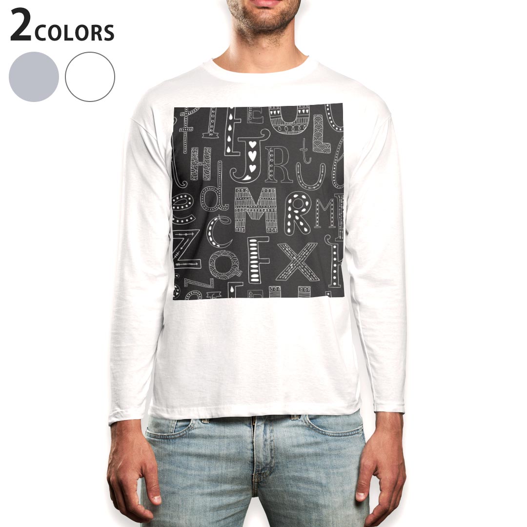 ロング tシャツ メンズ 長袖 ホワイト グレー デザイン XS S M L XL 2XL Tシャツ ティーシャツ T shirt long sleeve上記で使用したデザインTシャツはこちら▼男性用ロングTシャツ全デザインはこちらから▼商品特徴・16000デザインから選べる！デザインTシャツ！ ・洗濯も赤ちゃんにも安心なウェアプリント 　UltraChrome DGインクは洗濯に対しても色落ちが少なく、高い堅牢度が実証されています。 ・伸縮性に優れた素材、品質とタフネス性に優れたTシャツ。 素材 素材構成：綿　100％ メイン素材：コットン　クルーネックタイプ 注意事項画像はサンプルですので、Tシャツの大きさが若干異なる場合があります。ご覧の環境によっては多少色味に違いを感じる場合がございます。 イメージと違った、モニターと色味が異なるという理由での交換や返金はご対応出来かねます。 写真のカラーは可能な限り実際の商品に色味を近づけていますが、WEBの性質上ご使用のパソコンの設定や環境でカラーが若干異なります。 ご注文後に1点1点制作する受注生産品のため、不良品以外のご返品や交換は固くお断り致します。 選択間違いも保証対象外となりますため、ご注文の際は必ずサイズやカラーをご確認下さい。洗濯の際は、商品の色あせを避けるため手洗いをおすすめします。 つけ置き洗いは避けてください。 タンブラー乾燥はお控えください。発送について完全受注生産のハンドメイド商品となりますので、既製品と比べて発送までお時間を頂いています。 基本的に決済確認後、最大で10営業日での発送となります。繁忙期や休業日明けの場合はさらに時間がかかる場合があります。 その際には別途メールにてご連絡致します。メール便の場合、発送日から到着までに2〜4日ほどかかる場合が多く、紛失などの保障もご対応できかねます。あらかじめご了承下さい。