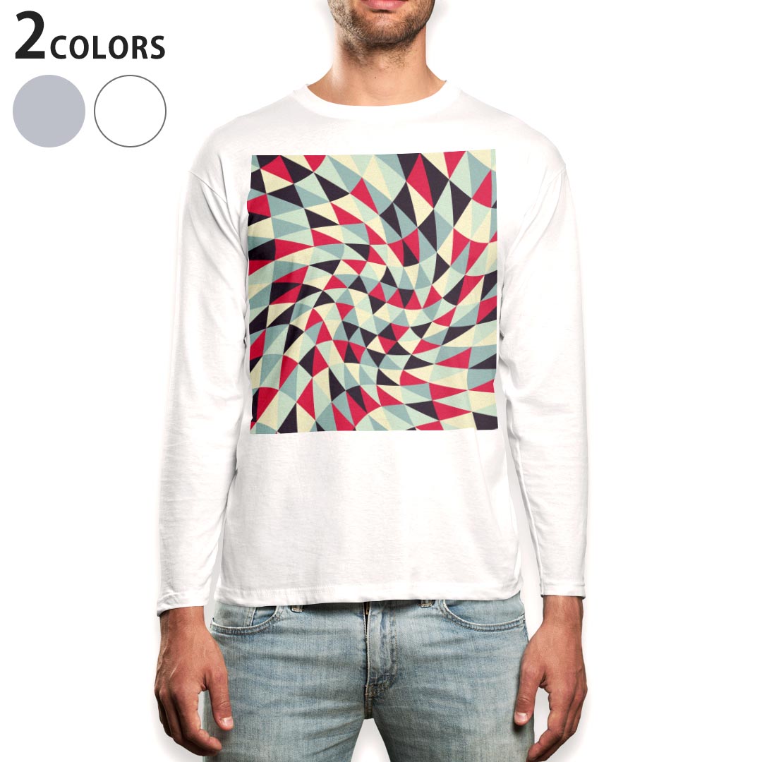 ロング tシャツ メンズ 長袖 ホワイト グレー デザイン XS S M L XL 2XL Tシャツ ティーシャツ T shirt long sleeve上記で使用したデザインTシャツはこちら▼男性用ロングTシャツ全デザインはこちらから▼