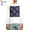 ロング tシャツ メンズ 長袖 ホワイト グレー デザイン XS S M L XL 2XL Tシャツ ティーシャツ T shirt long sleeve 011983 夏 船 ヨット(4)