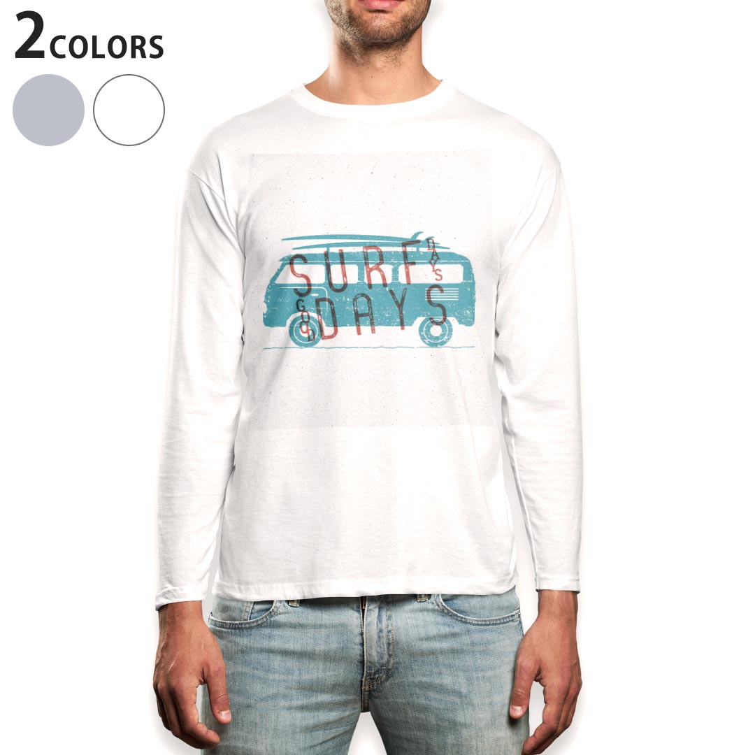 ロング tシャツ メンズ 長袖 ホワイト グレー デザイン XS S M L XL 2XL Tシャツ ティーシャツ T shirt long sleeve上記で使用したデザインTシャツはこちら▼男性用ロングTシャツ全デザインはこちらから▼