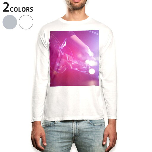 ロング tシャツ メンズ 長袖 ホワイト グレー デザイン XS S M L XL 2XL Tシャツ ティーシャツ T shirt long sleeve 012494 ギター ライブ 写真 ロング tシャツ メンズ 長袖 ホワイト グレー デザイン XS S M L XL 2XL Tシャツ ティーシャツ T shirt long sleeve 012494 ギター ライブ 写真