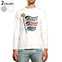 ロング tシャツ メンズ 長袖 ホワイト グレー デザイン XS S M L XL 2XL Tシャツ ティーシャツ T shirt long sleeve 01...