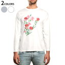 ロング tシャツ メンズ 長袖 ホワイト グレー デザイン XS S M L XL 2XL Tシャツ ティーシャツ T shirt long sleeve 01...