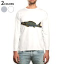 ロング tシャツ メンズ 長袖 ホワイト グレー デザイン XS S M L XL 2XL Tシャツ ティーシャツ T shirt long sleeve 01...