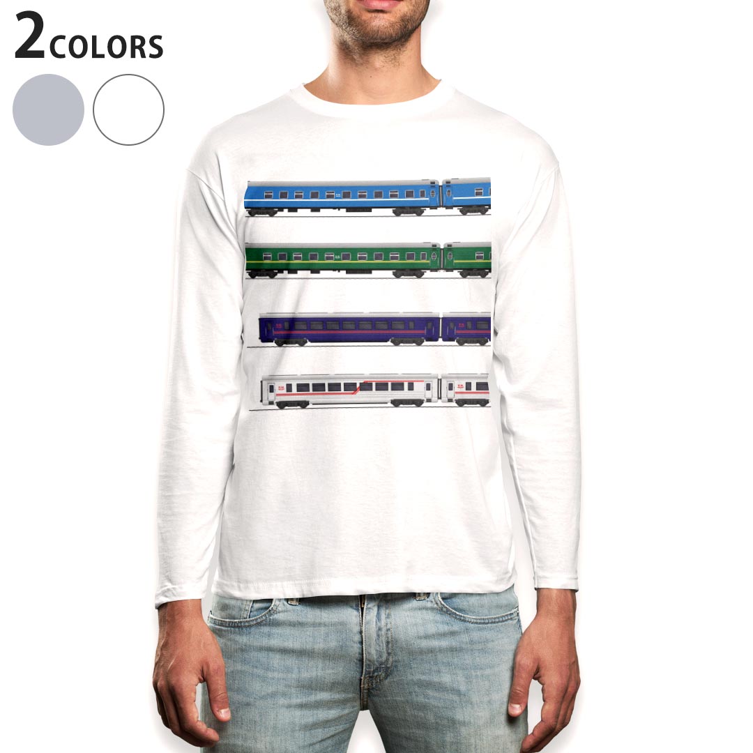 ロング tシャツ メンズ 長袖 ホワイト グレー デザイン XS S M L XL 2XL Tシャツ ティーシャツ T shirt..
