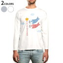 ロング tシャツ メンズ 長袖 ホワイト グレー デザイン XS S M L XL 2XL Tシャツ ティーシャツ T shirt long sleeve 01...