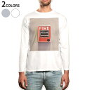 ロング tシャツ メンズ 長袖 ホワイト グレー デザイン XS S M L XL 2XL Tシャツ ティーシャツ T shirt long sleeve 013532 スイッチ ボタン