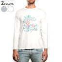 ロング tシャツ メンズ 長袖 ホワイト グレー デザイン XS S M L XL 2XL Tシャツ ティーシャツ T shirt long sleeve 014847 LOVE　カラフル　レイボー