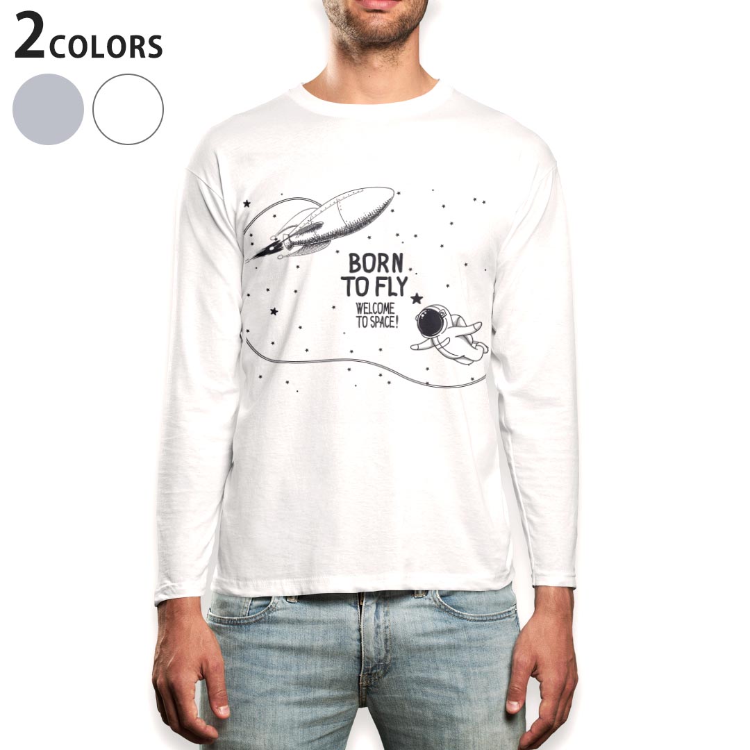 ロング tシャツ メンズ 長袖 ホワイト グレー デザイン XS S M L XL 2XL Tシャツ ティーシャツ T shirt long sleeve上記で使用したデザインTシャツはこちら▼男性用ロングTシャツ全デザインはこちらから▼商品特徴・16000デザインから選べる！デザインTシャツ！ ・洗濯も赤ちゃんにも安心なウェアプリント 　UltraChrome DGインクは洗濯に対しても色落ちが少なく、高い堅牢度が実証されています。 ・伸縮性に優れた素材、品質とタフネス性に優れたTシャツ。 素材 素材構成：綿　100％ メイン素材：コットン　クルーネックタイプ 注意事項画像はサンプルですので、Tシャツの大きさが若干異なる場合があります。ご覧の環境によっては多少色味に違いを感じる場合がございます。 イメージと違った、モニターと色味が異なるという理由での交換や返金はご対応出来かねます。 写真のカラーは可能な限り実際の商品に色味を近づけていますが、WEBの性質上ご使用のパソコンの設定や環境でカラーが若干異なります。 ご注文後に1点1点制作する受注生産品のため、不良品以外のご返品や交換は固くお断り致します。 選択間違いも保証対象外となりますため、ご注文の際は必ずサイズやカラーをご確認下さい。洗濯の際は、商品の色あせを避けるため手洗いをおすすめします。 つけ置き洗いは避けてください。 タンブラー乾燥はお控えください。発送について完全受注生産のハンドメイド商品となりますので、既製品と比べて発送までお時間を頂いています。 基本的に決済確認後、最大で10営業日での発送となります。繁忙期や休業日明けの場合はさらに時間がかかる場合があります。 その際には別途メールにてご連絡致します。メール便の場合、発送日から到着までに2〜4日ほどかかる場合が多く、紛失などの保障もご対応できかねます。あらかじめご了承下さい。