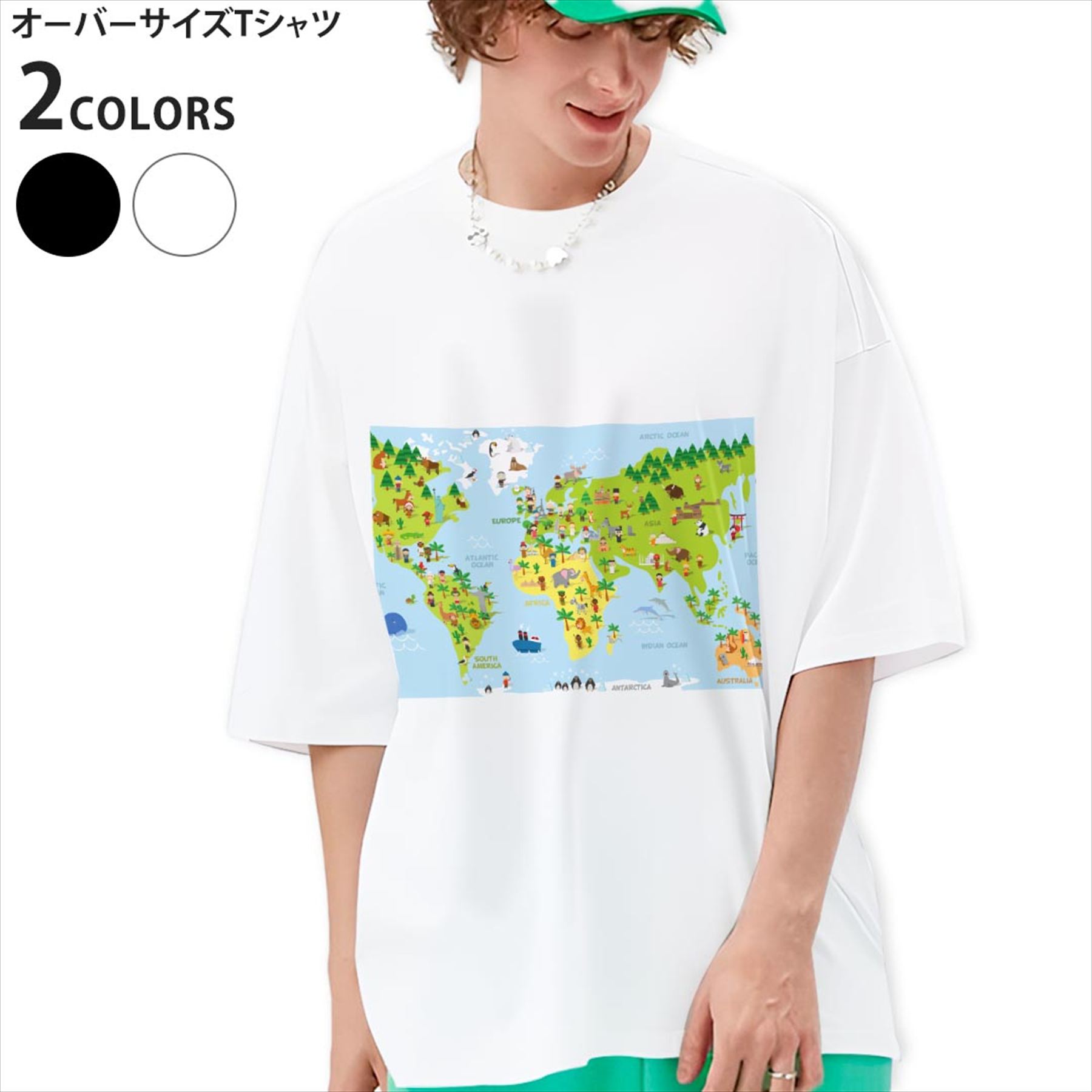 楽天市場】世界地図（Tシャツ・カットソー｜トップス）：メンズ