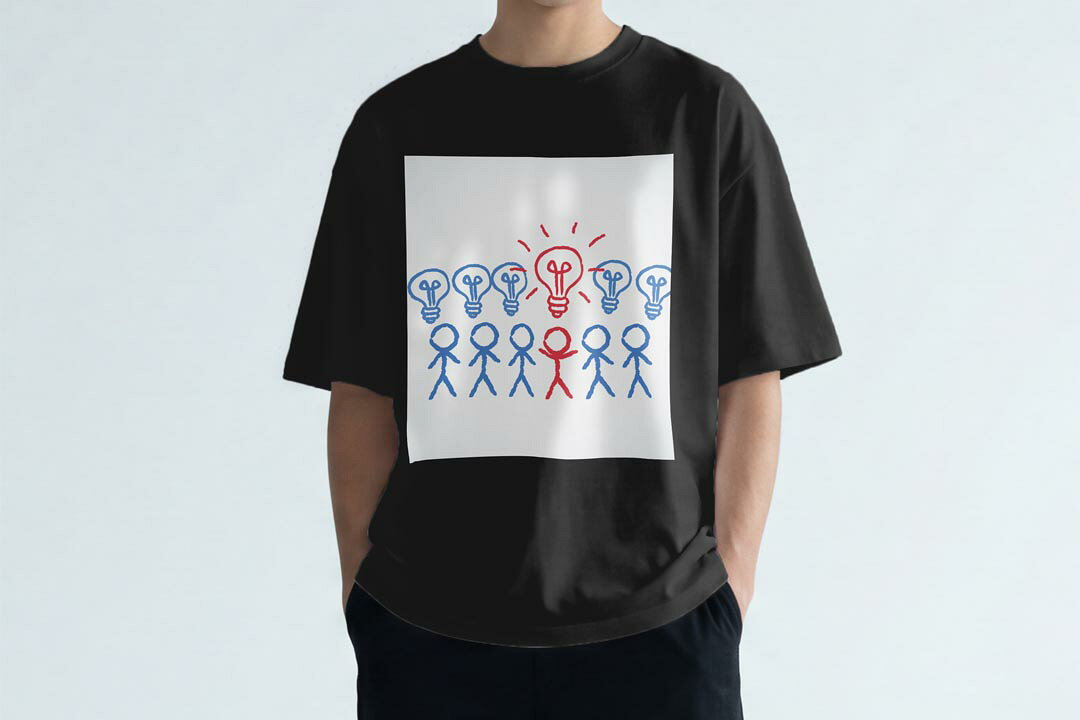 kabeコレのオーバーサイズ Tシャツ メンズ 半袖 ビッグシルエット 大きめ 抜け感 ホワイト グレー デザイン S M L XL 2XL tシャツ ティーシャツ T shirt イラスト　キャラクター　カラフル　003453｜アングル2