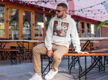 パーカー 男女 メンズ レディース 長袖 ホワイト グレー ブラック デザイン 150 S M L XL 2XL parker hooded sweatshirt フーディ 白 黒 灰色 000896 クリスマス 雪だるま
