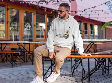 パーカー 男女 メンズ レディース 長袖 ホワイト グレー ブラック デザイン 150 S M L XL 2XL parker hooded sweatshirt フーディ 白 黒 灰色 006186 歯車 カラフル