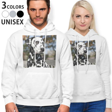 パーカー 男女 メンズ レディース 長袖 ホワイト グレー ブラック デザイン 150 S M L XL 2XL parker hooded sweatshirt フーディ 白 黒 灰色 002587 犬 動物 写真