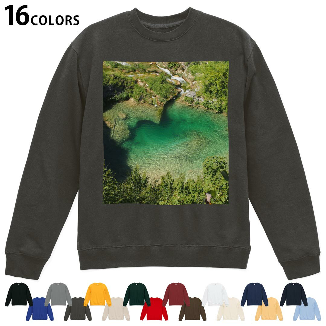 選べる16カラートレーナー メンズ レディース ユニセックス 長袖 デザイン S M L XL 2XL sweatshirt trainer スウェット 023688 自然 写真 景色