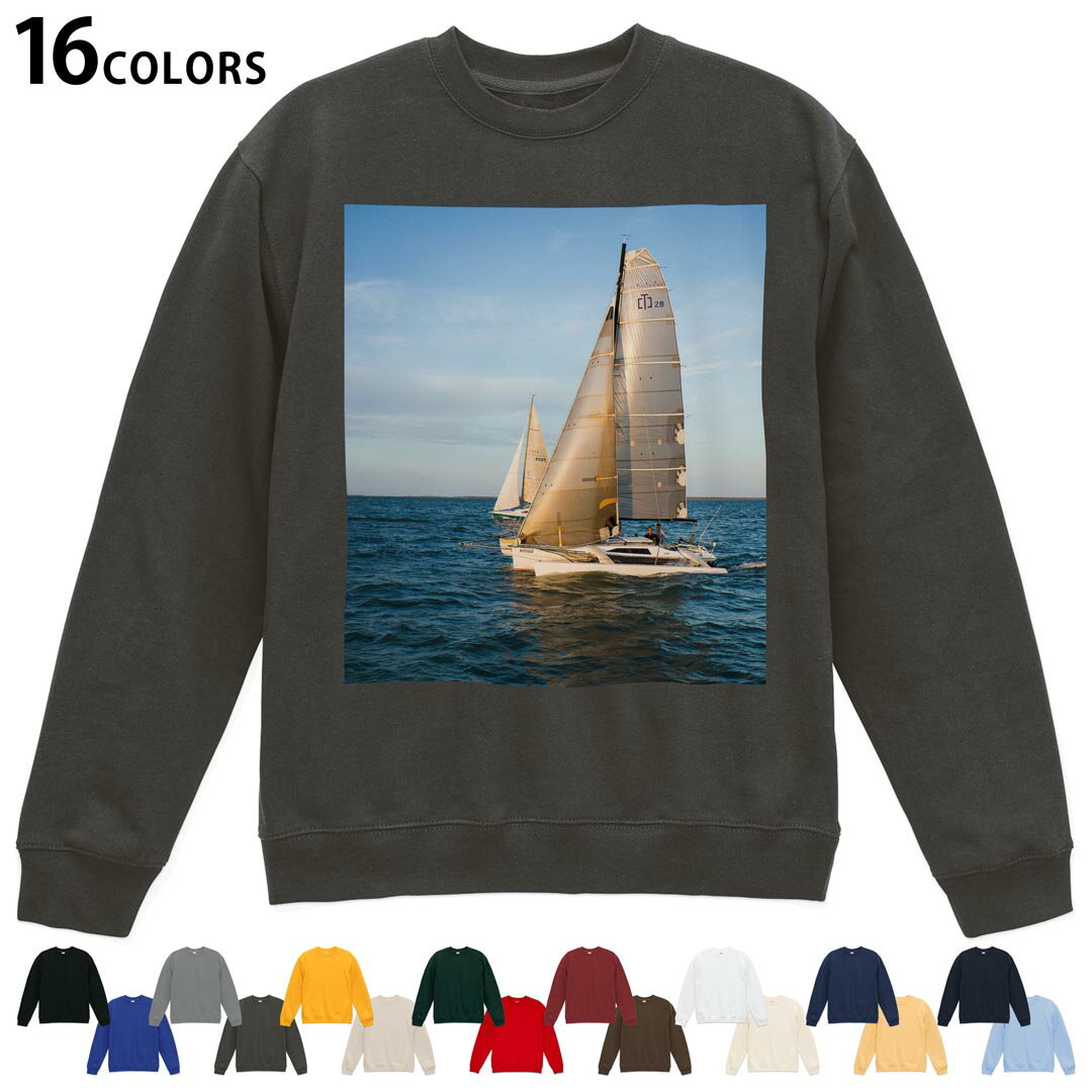 選べる16カラートレーナー メンズ レディース ユニセックス 長袖 デザイン S M L XL 2XL sweatshirt　t..