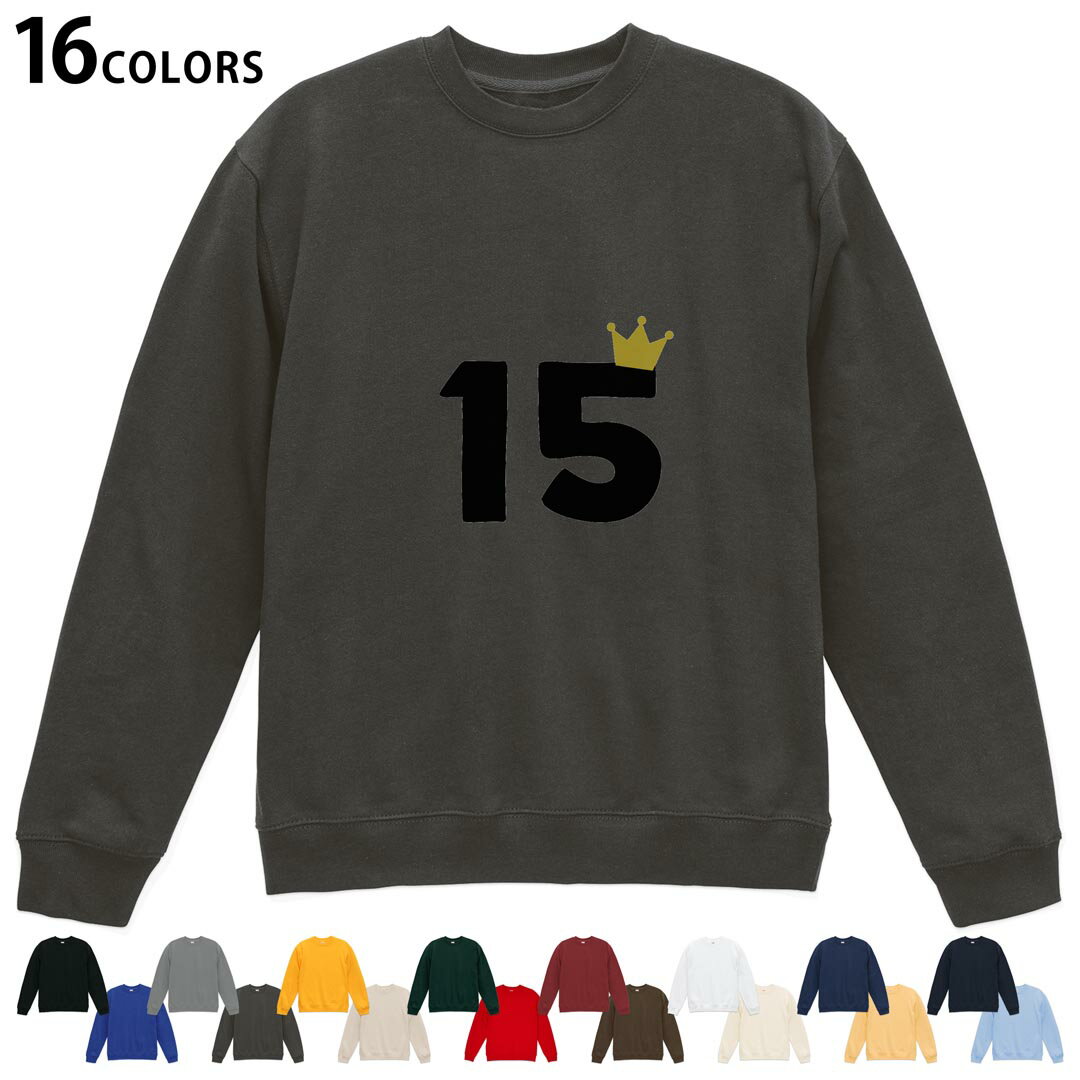 選べる16カラートレーナー メンズ レディース ユニセックス 長袖 デザイン S M L XL 2XL sweatshirt　trainer スウェット 031946 誕生..