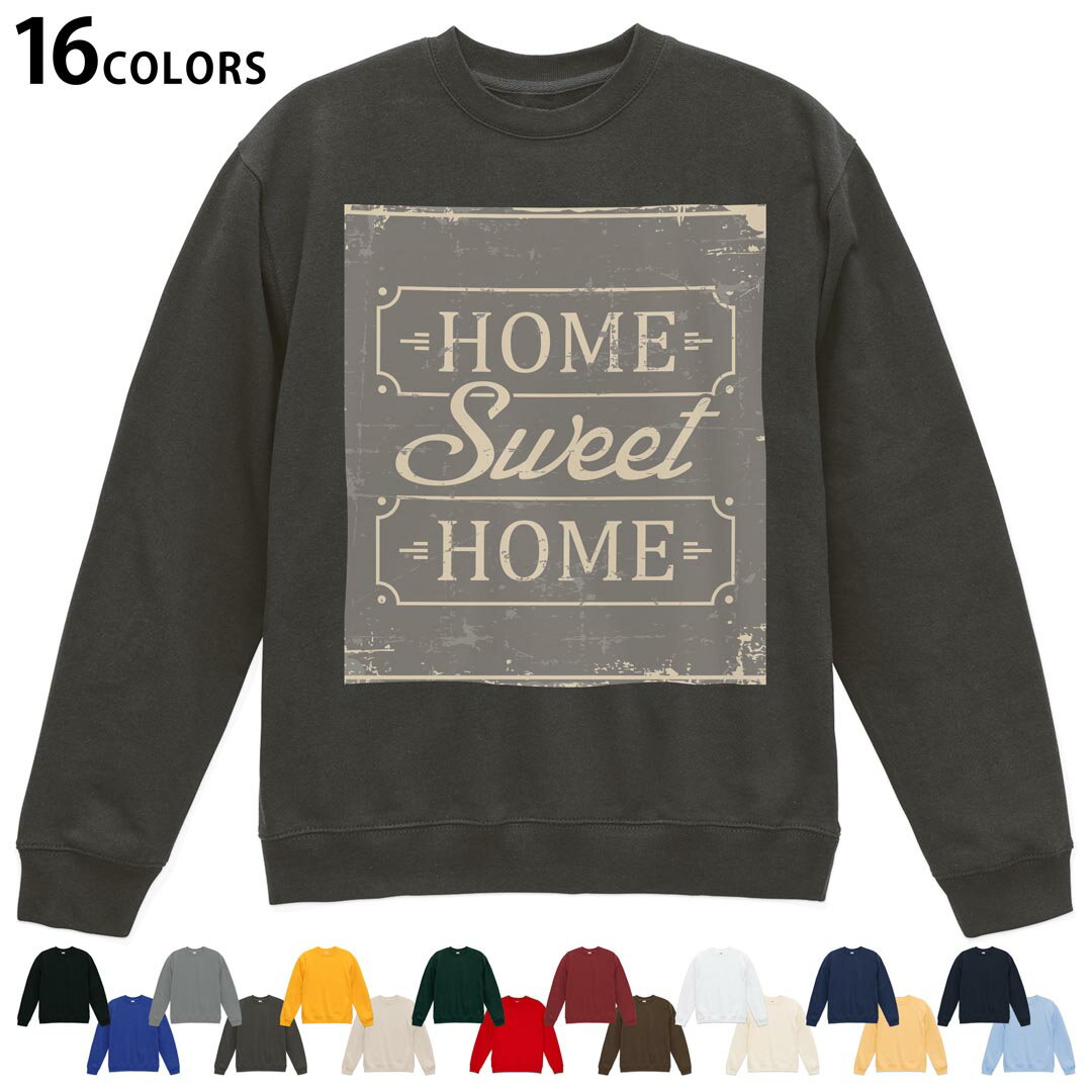 選べる16カラートレーナー メンズ レディース ユニセックス 長袖 デザイン S M L XL 2XL sweatshirt　trainer スウェット 035990 看板 ..