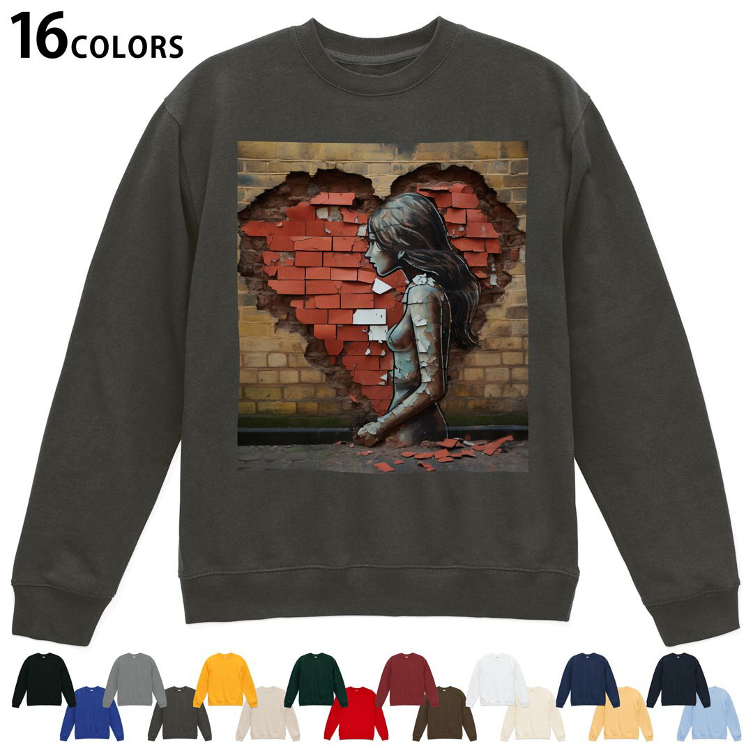 選べる16カラートレーナー メンズ レディース ユニセックス 長袖 デザイン S M L XL 2XL sweatshirt　t..