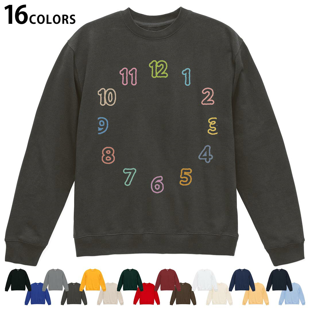 選べる16カラートレーナー メンズ レディース ユニセックス 長袖 デザイン S M L XL 2XL sweatshirt　t..