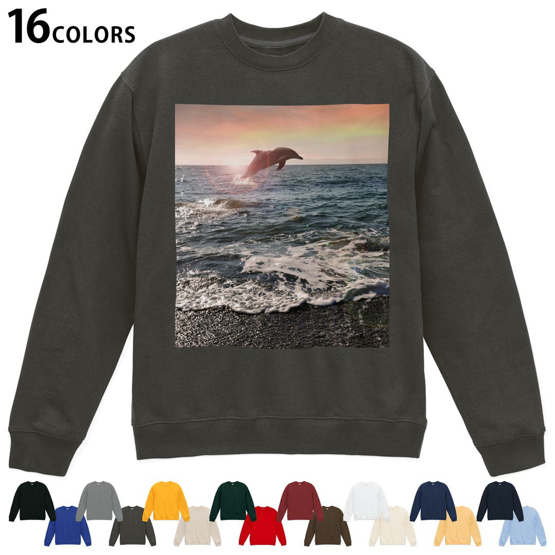 ���٤�16���顼�ȥ졼�ʡ� ��� ��ǥ����� ��˥��å��� Ĺµ �ǥ����� S M L XL 2XL sweatshirt��trainer �������å� 010...