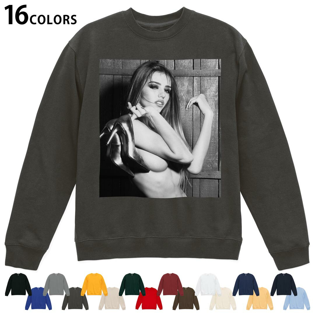 ���٤�16���顼�ȥ졼�ʡ� ��� ��ǥ����� ��˥��å��� Ĺµ �ǥ����� S M L XL 2XL sweatshirt��trainer �������å� 011...