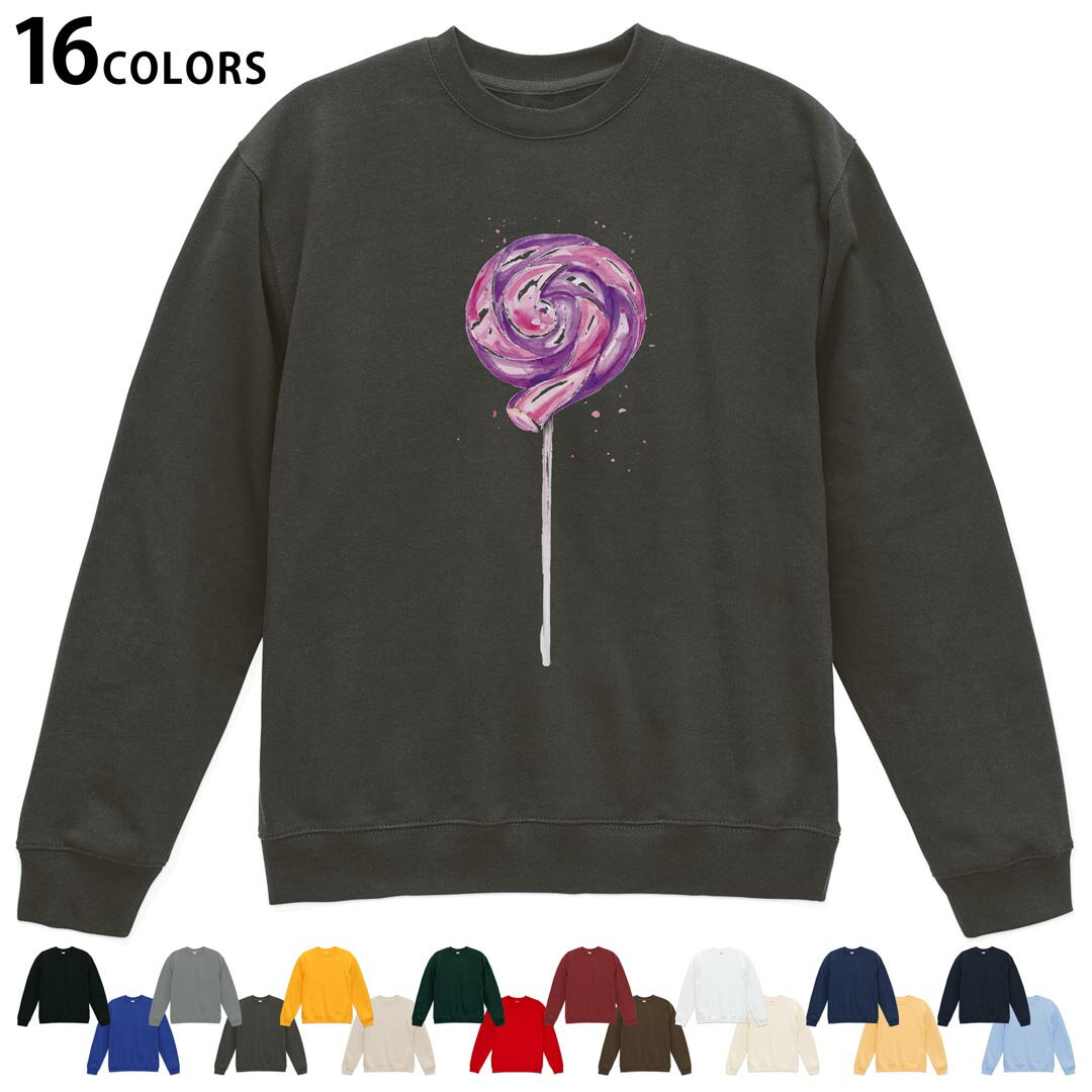 Hawaiian - 選べる16カラートレーナー メンズ レディース ユニセックス 長袖 デザイン S M L XL 2XL sweatshirt　trainer スウェット 017767 ぺろぺろキャンディ　飴