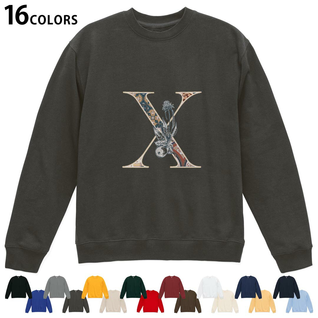 Other - 選べる16カラートレーナー メンズ レディース ユニセックス 長袖 デザイン S M L XL 2XL sweatshirt　trainer スウェット 019168 文字 x アルファベット