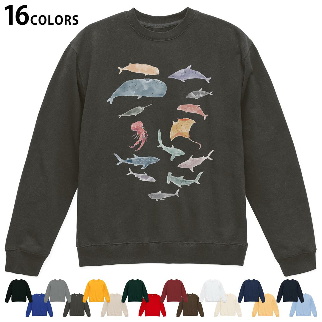 ���٤�16���顼�ȥ졼�ʡ� ��� ��ǥ����� ��˥��å��� Ĺµ �ǥ����� S M L XL 2XL sweatshirt��trainer �������å� 019...