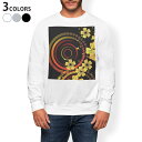 トレーナー メンズ 長袖 ホワイト グレー ブラック デザイン XS S M L XL 2XL sweatshirt trainer 白 黒 灰色 スウェット 000052 黒 和柄 金色 桜
