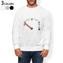 トレーナー メンズ 長袖 ホワイト グレー ブラック デザイン XS S M L XL 2XL sweatshirt trainer 白 黒 灰色 スウェット 000912 ガソリンメーター 車(4)