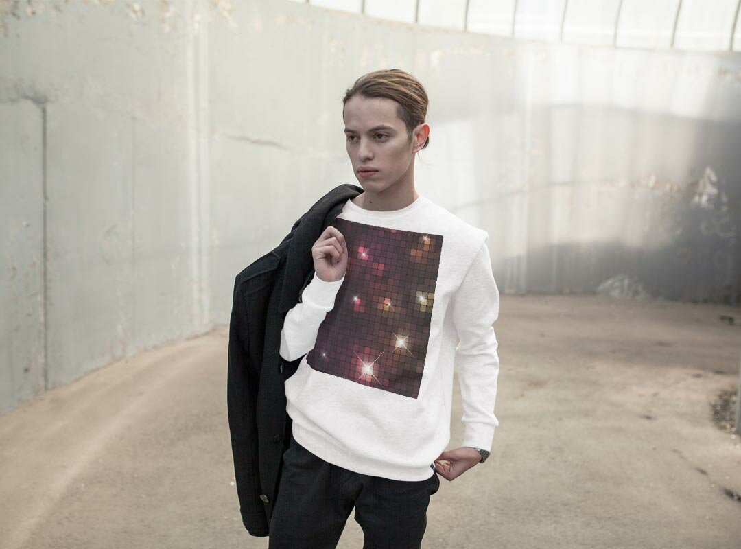 トレーナー メンズ 長袖 ホワイト グレー ブラック デザイン S M L XL 2XL sweatshirt　trainer　白　黒　灰色　スウェット 002245 蛍光　カラフル