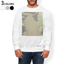 トレーナー メンズ 長袖 ホワイト グレー ブラック デザイン S M L XL 2XL sweatshirt trainer 白 黒 灰色 スウェット 003712 迷彩 カモフラ 模様