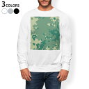 トレーナー メンズ 長袖 ホワイト グレー ブラック デザイン S M L XL 2XL sweatshirt trainer 白 黒 灰色 スウェット 003745 迷彩 カモフラ 模様