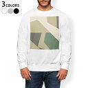 トレーナー メンズ 長袖 ホワイト グレー ブラック デザイン S M L XL 2XL sweatshirt trainer 白 黒 灰色 スウェット 004163 迷彩 カモフラ 模様