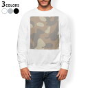 トレーナー メンズ 長袖 ホワイト グレー ブラック デザイン S M L XL 2XL sweatshirt trainer 白 黒 灰色 スウェット 004198 迷彩 カモフラ 模様