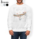 トレーナー メンズ 長袖 ホワイト グレー ブラック デザイン XS S M L XL 2XL sweatshirt trainer 白 黒 灰色 スウェット 004496 シンプル オレンジ(4)