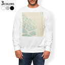 トレーナー メンズ 長袖 ホワイト グレー ブラック デザイン XS S M L XL 2XL sweatshirt trainer 白 黒 灰色 スウェット 004813 桜 イラスト