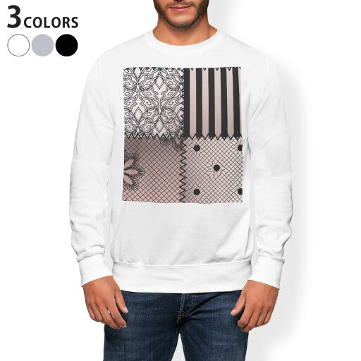トレーナー メンズ 長袖 ホワイト グレー ブラック デザイン S M L XL 2XL sweatshirt trainer 白 黒 灰色 スウェット 007193 レース 模様 トレーナー メンズ 長袖 ホワイト グレー ブラック デザイン S M L XL 2XL sweatshirt trainer 白 黒 灰色 スウェット 007193 レース 模様