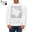 トレーナー メンズ 長袖 ホワイト グレー ブラック デザイン S M L XL 2XL sweatshirt trainer 白 黒 灰色 スウェット 008043 カラフル レインボー 蝶